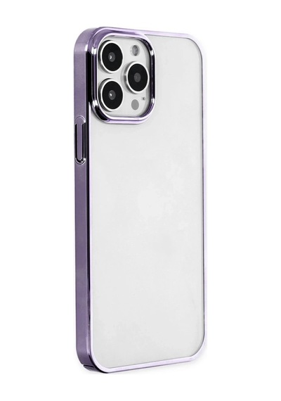 Apple İphone 13 Pro Max Kılıf Element Silikon - Mor 0.2M-Çok Renkli