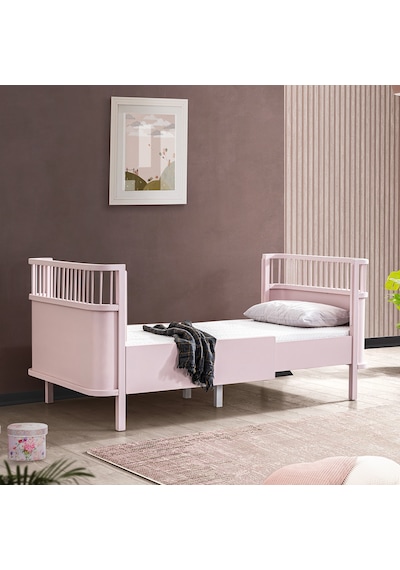 Mdf Beşik 130x90 Trend Büyüyen Beşik Pembe + 1 Comfort Yatak Pembe Mdf Beşik 130x90 Trend Büyüyen Beşik Pembe + 1 Comfort Yatak Pembe