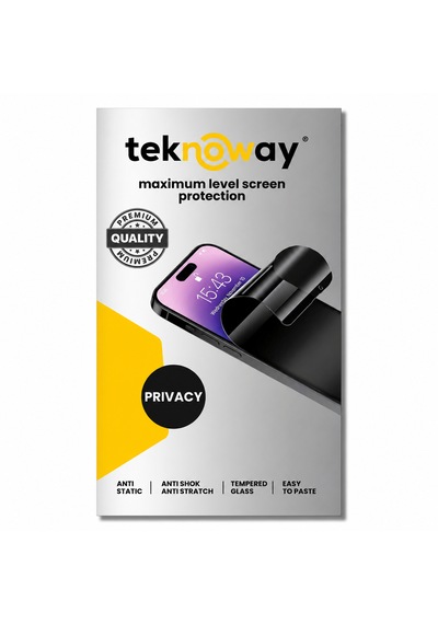 Tw Apple iPhone Uyumlu  14 / 13 Pro / 13 / 16e Antistatik Ekran Koruyucu Hayalet