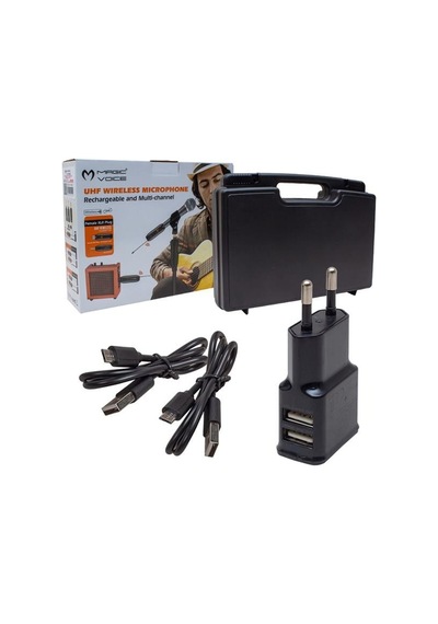 Magicvoice Mv-19590 Uhf Kablosuz Amfi Enstrüman Aksesuarı Üçlü Set