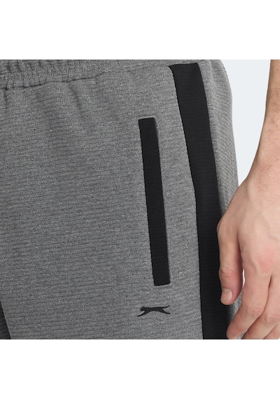 Slazenger NANDO I Erkek Cepli Koyu Gri Şort