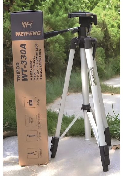Vos Versa Wt330a Tripod Profesyonel Cep Telefonu Ve Kamera İçin Katlanır Ayaklı Su Terazili 135 Cm Taşıma Çantalı 360 / 90 -311