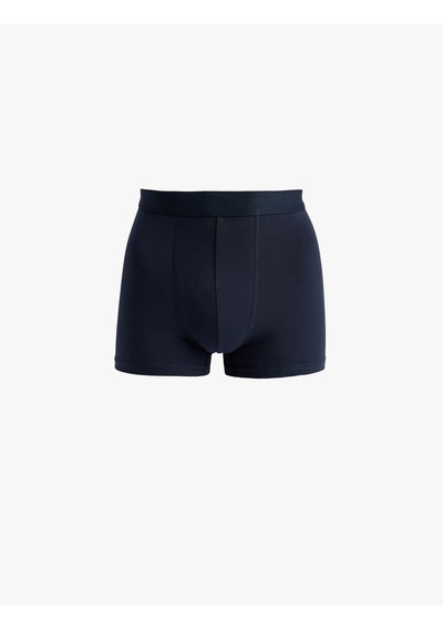 Koton Pamuklu Desenli 3'lü Boxer Seti Mavi Desenli 6slm90017mk
