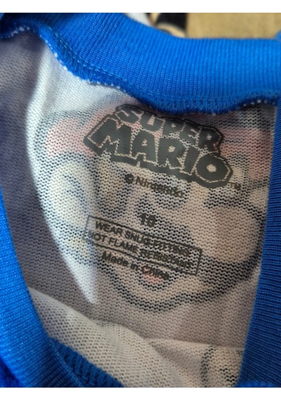 Hasyılmaz Nintendo Süper Mario 2li Pijama Takımı 10 Yaş Mavi