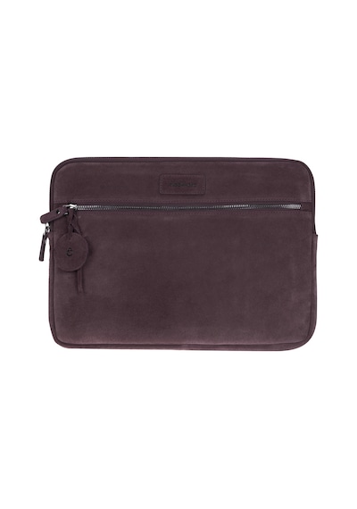 Burgundy Still Hakiki Süet Deri 15-16 İnç Macbook Uyumlu/laptop Kılıfı Bordo