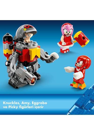 LEGO® Sonic the Hedgehog™ Knuckles ve Master Emerald Tapınağı 76998 – 8 Yaş ve Üzeri Çocuklar İçin Yaratıcı Oyuncak Yapım Seti (325 Parça)