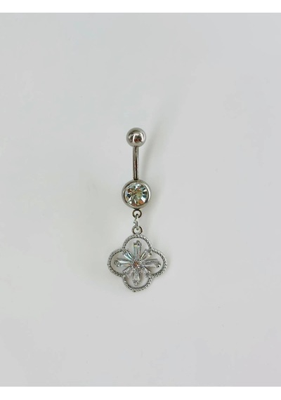 Çiçek Detaylı Göbek Piercing Çok Renkli 92774818