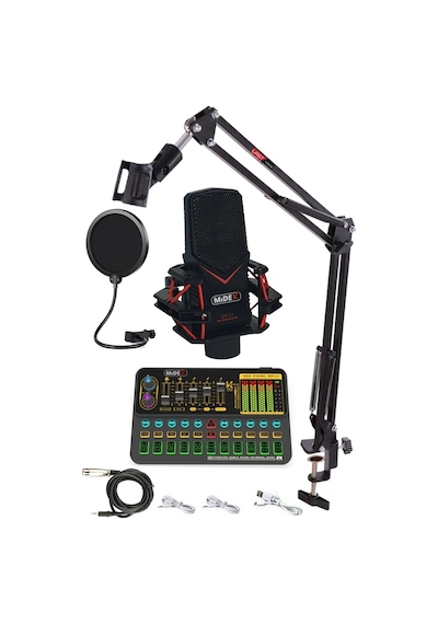 Midex Gmx-1 Platinium Set Condenser Mikrofon Ses Kartı Canlı Yayın Paketi