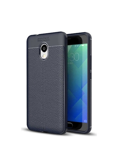 Meizu M5S Kılıf Deri Görünümlü Renk Atmayan Dayanaklı Silikon Kapak Niss