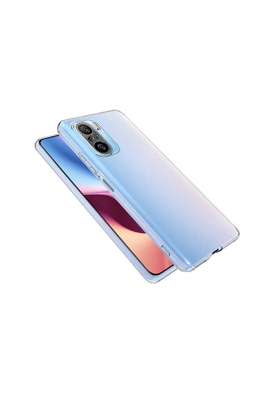 Xiaomi Redmi K40 Kılıf Zore Şeffaf Ince Ve Esnek Süper Silikon Renksiz