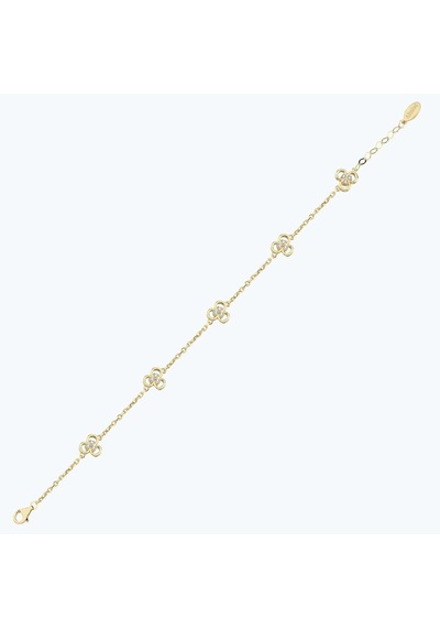 Altınbaş Altın Taşlı Çiçek Bileklik Abl0201-y-25952 Çok Renkli