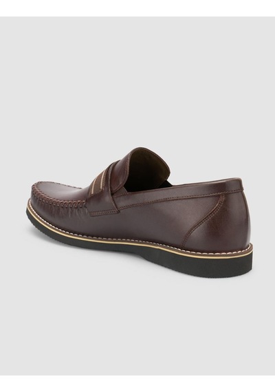Cabani Miramar %100 Hakiki Deri Kahverengi Erkek Loafer