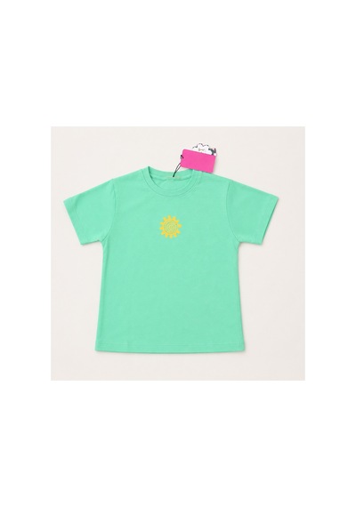 Tuffy Kids Kız Çocuk Güneş Baskılı Kısa Kollu Tişört Mint