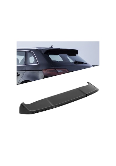 Audi A3 Hb Bagaj Üstü Spoiler 2013 Sonrası Parlak Siyah