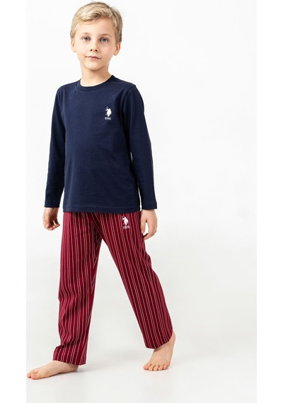 U.S. Polo Assn. Erkek Çocuk Pijama Takımı Baskılı Lacivert Uzun Kol Pijama Takımı Us2645-c-v1 Us2645-c-v1 U.S. Polo Assn. Erkek Çocuk Pijama Takımı Baskılı Lacivert Uzun Kol Pijama Takımı Us2645-c-v1 Us2645-c-v1