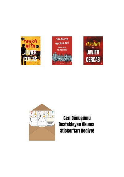 Terra Alta + Salamina Askerleri Çizgi Roman + Saplantı + Okuma Sticker'ları