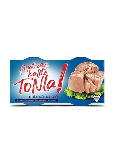 Kalite Tonla Bitkisel Yağlı Ton Balığı 2x150 G - 6 Adet Tarı