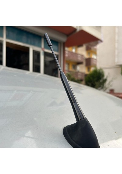Oto Anten Siyah Tavan Anteni Ve Gövde Takımı Uzun Kısa Ayarlanabilir Tüm Araçlara Uyar