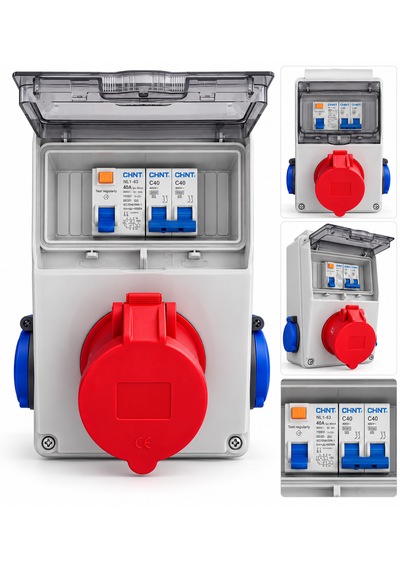 Enerjius 7.4 Kwkk Elektrikli Araç Şarj Kombinasyon Panosu 7.4 Kw