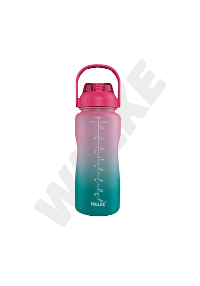 Walke Premium Bottle 2.2 Litre Motivasyonel Tritan Su Matarası Su Şişesi Suluk Bpa İçermez Çok Renkli