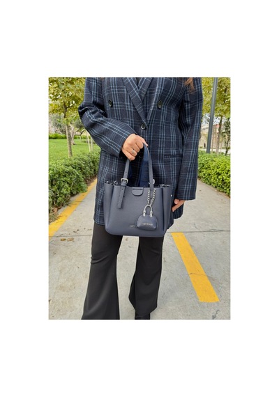 Just Polo Kadın Yeni Sezon 3 Bölmeli Yumuşak Deri Lüks Ve Şık Dokunuş El & Omuz Çantası Shoulder Bag Lacivert 92173908