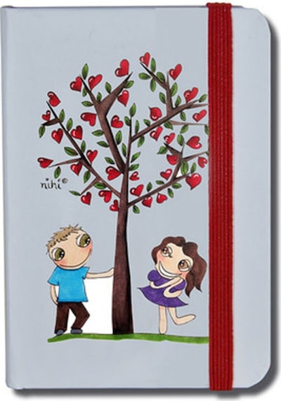 Nihi Ağacımız Sert Kapak Lastikli 21X14.6 Çizgili 96 Sayfa Not De