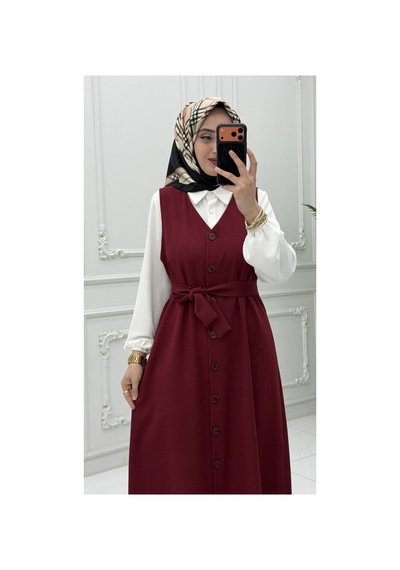 Markadeneme56 Pınar Jile Bordo Çok Renkli