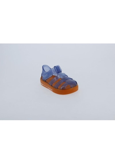 İgor S10270 Star Bicolor Çocuk Mavi Turuncu Sandalet-8159 Lacivert-turuncu