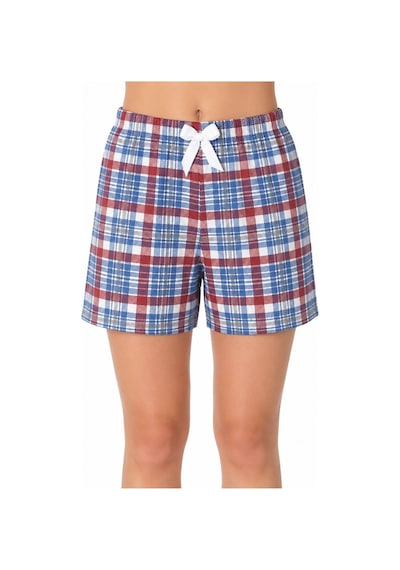 Yasar Underwear Kadın Ekose Şort Pijama Altı Kurdele Detaylı Lastikli Bel Rahat Kesim Çok Renkli Çok Renkli Yasar Underwear Kadın Ekose Şort Pijama Altı Kurdele Detaylı Lastikli Bel Rahat Kesim Çok Renkli Çok Renkli