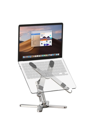 Frısby 3 Eksenli Yüksekliği Ayarlanan Alüminyum Ergonomik Laptop Standı, Laptop Yükseltici 15.6" 1