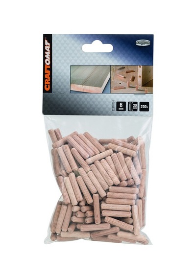 Craftomat Dübel 6x30 Mm 200 Adet