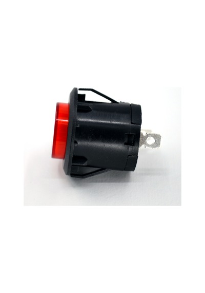 26mm Yaylı Plastik Buton Anahtar Kırmızı Power Logolu Işıksız