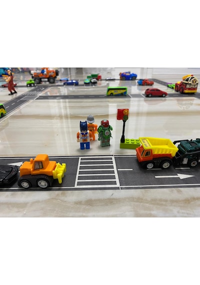 otobanT Eğitici ve Eğlenceli Yol Yapım Bandı - Çocuk Trafik Bantı