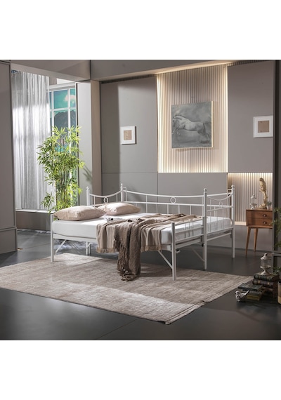Bedliga Daily Yavrulu Daybed Tek-Çift Kişilik Metal Karyola