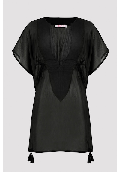 Penti Siyah Basic Kaftan Plyk7c8322ıy-bk5 Siyah