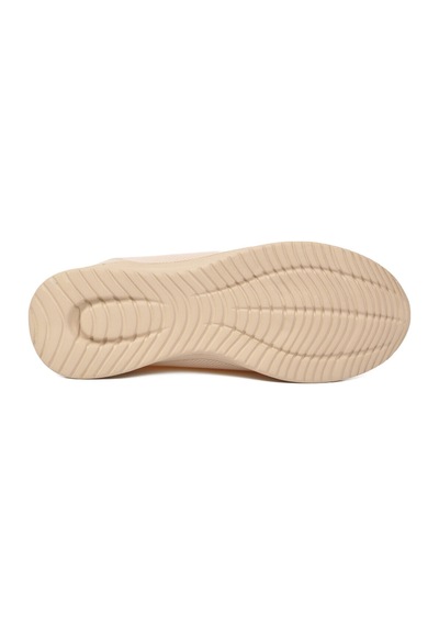 Walkway Bej Fileli Hafif Esnek Kolay Giyilebilir Kadın Casual Ayakkabı 575 G