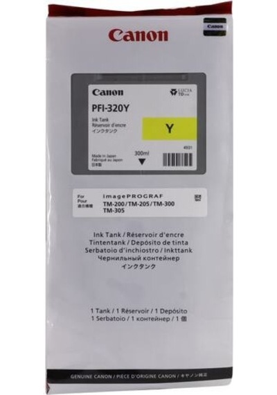 Canon Pfi-320Y Yellow Sarı Kartuş 300ml