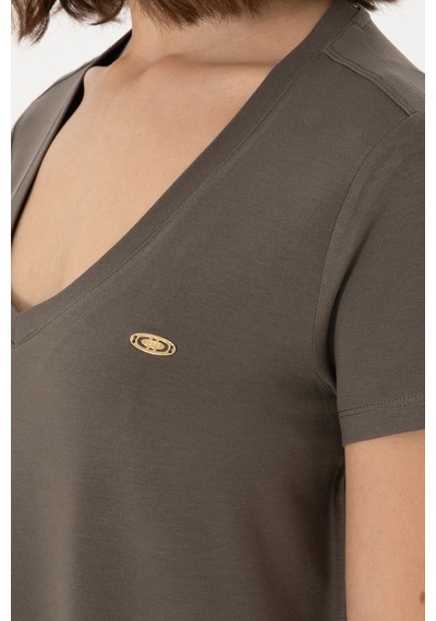 U.S. Polo Assn. Kadın Vizon Basic Tişört 50300829-VR052