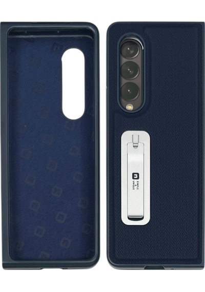 Nettech Samsung Galaxy Z Fold 4 Uyumlu Nt-n035 Arka Koruma Kılıf - Siyah Siyah