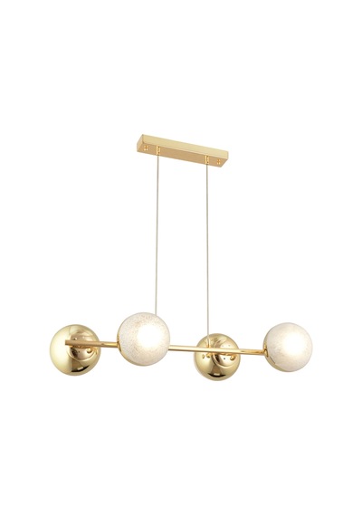 Berca 4lü Gold Avize Modern Mutfak Yemek Masası Üstü Yatak Odası Salon Avize