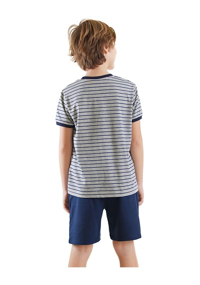 Denokids Erkek Çocuk Basic T-shirt Şort Takım