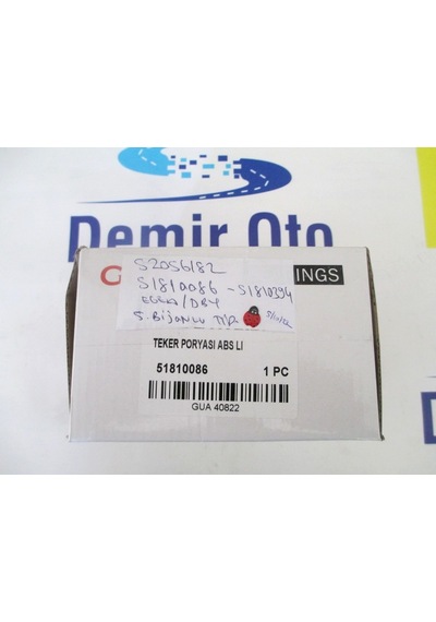52056182 Arka Teker Porya Rulmanı 5 Bijonlu Abs.li Egea-yenidoblo