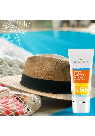 Herbaderm Suya Dayanıklı Güneş Kremi Spf 50+ 75 ML