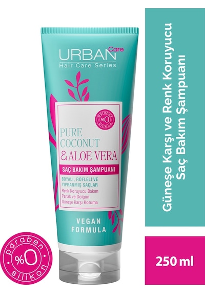 Urban Care Pure Coconut & Aloe Vera Saç Bakım Şampuanı 250 ML