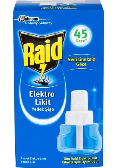 Raid Elektro Likit Yedek Şişe 45 Gece