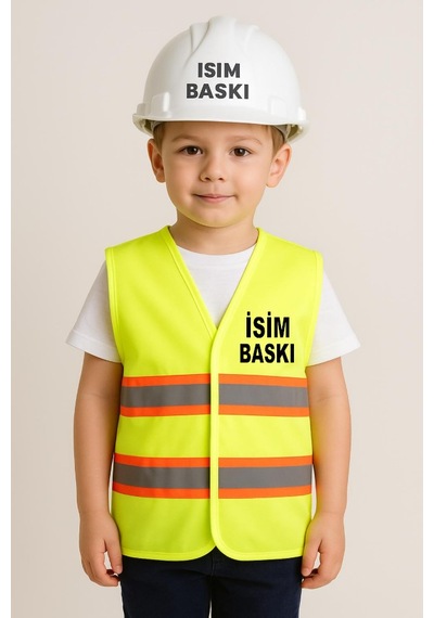 Çocuk Reflektörlü Yelek Seti ( İsim Baskı Soru Kısmından Lütfen ) - Çocuk Reflektörlü Yelek Seti İsim Baskı Soru Kısmından Lütfen