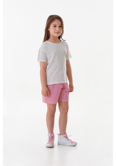 Fullamoda Pötikare Desenli Kız Çocuk Şortlu Takım 25ycck5863126304-pembe Pembe Fullamoda Pötikare Desenli Kız Çocuk Şortlu Takım 25ycck5863126304-pembe Pembe