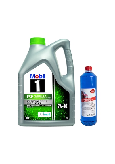 Mobil 1 Esp Formula P 5W-30 Motor Yağı 5 L + Gojo Antifrizli Cam Suyu