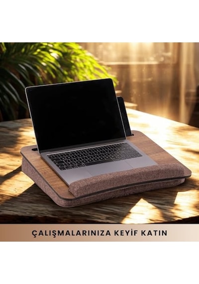 -ls013 Minderli Laptop Sehpası Ceviz