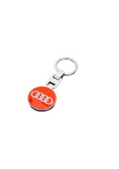 Dk Tuning Audi Logo Krom Metal Çift Yön Anahtarlık